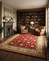 Jaipur Elegance Collection Area Rug -  Nahargarh (Red) Rectangle Red  lifestyle 13
