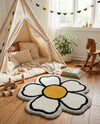 Whimsy Wonders Wool Collection Area Rug -  Arctic Round Ivory  lifestyle 5