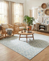 Marrakech Lattice Collection Area Rug - Medina (Light Blue) Square Light Blue  lifestyle 22