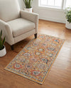 Seville Stripes Collection Area Rug -  Cordoba (Yellow) Rectangle Yellow  lifestyle 23