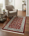 Persian Elegance Collection Area Rug -  Ardabil Rectangle Burgundy  lifestyle 40