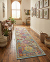 Caribbean Breeze Collection Area Rug -  Grenada Runner Multi  lifestyle 74