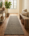 Sequoia Handwoven Jute Collection Area Rug - Aspen Runner Black and White  lifestyle 14