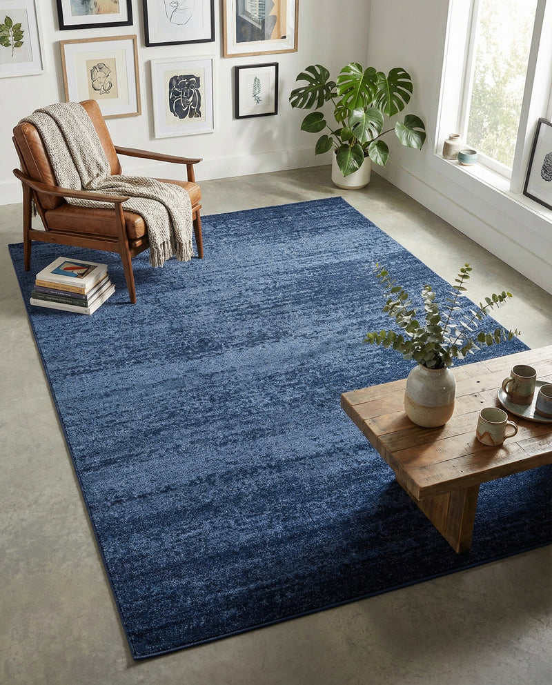 Studio Haven Collection Area Rug -  Gallery (Navy Blue) Rectangle Navy Blue  lifestyle 39