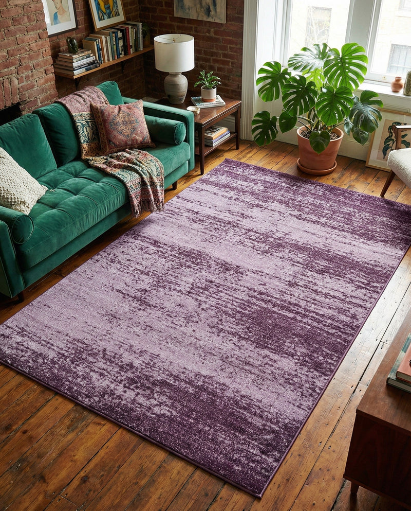Studio Haven Collection Area Rug -  Gallery (Violet) Rectangle Violet  lifestyle 36