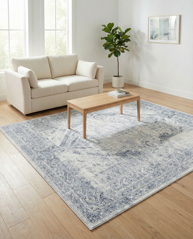 Coastal Manor Collection Area Rug -  Seagrove Rectangle Dark Blue  lifestyle 26