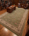 Jaipur Elegance Collection Area Rug -  Nahargarh (Green) Rectangle Green  lifestyle 21