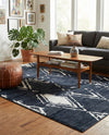 Metro Heights Collection Area Rug -  Madison Rectangle Navy Blue  lifestyle 15