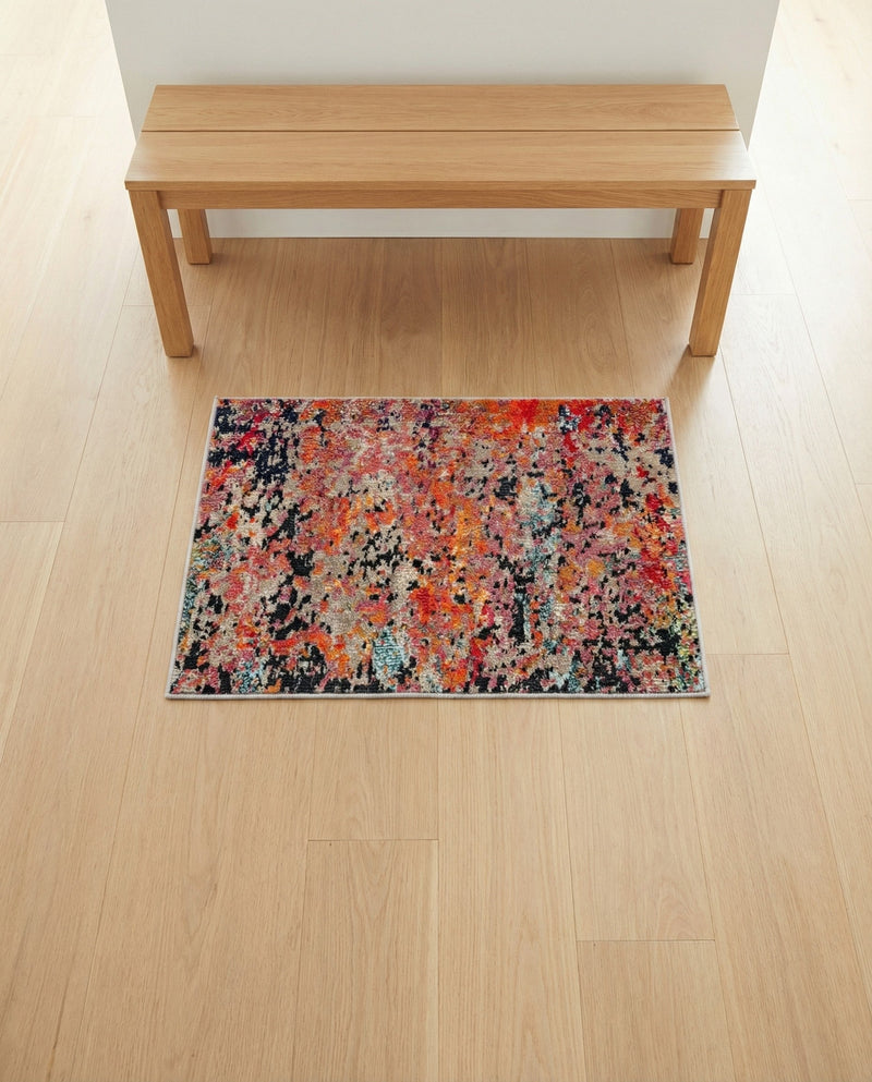 Colorburst Oasis Collection Area Rug -  Prism Rectangle Multi  lifestyle 22