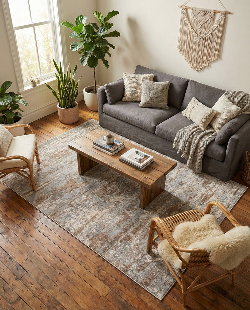 Aegean Elegance Collection Area Rug - Mesa Rectangle Beige  lifestyle 19