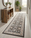 Savannah Elegance Collection Area Rug - Augusta (Fume Gray) Runner Fume Gray  lifestyle 39