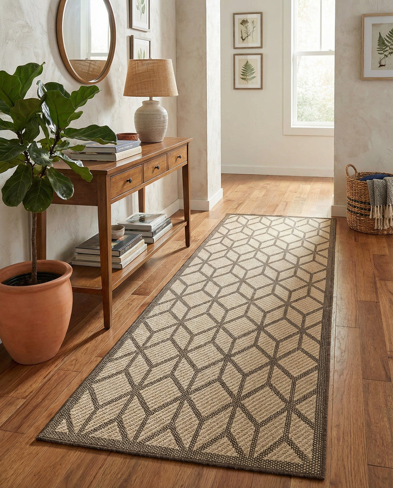Sahara Sands Collection Area Rug -  Mut Runner Natural  lifestyle 41