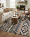 Cascade Range Collection Area Rug - Hood (Navy Blue) Rectangle Navy Blue  lifestyle 17