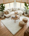 Alpine Plush Collection Area Rug -  Cortina (White) Rectangle White  lifestyle 17