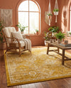 Brighton Terrace Collection Area Rug -  Rottingdean (Yellow) Square Yellow  lifestyle 45