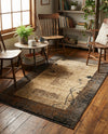 Bistro Lounge Collection Area Rug -  Affogato Rectangle Beige  lifestyle 25