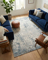 Aegean Elegance Collection Area Rug -  Milos Rectangle Gray Blue  lifestyle 12