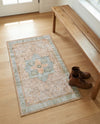 Heritage Elegance Collection Area Rug -  Windsor (Light Brown) Rectangle Light Brown  lifestyle 5