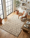 Sahara Berber Wool Collection Area Rug - Marrakesh Rectangle Camel Brown  lifestyle 43