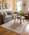 Beverly Grove Collection Area Rug -  Fairfax (Rose) Rectangle Rose  lifestyle 20