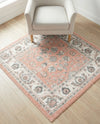 Adriana Terrace Collection Area Rug -  Positano (Rose) Square Rose  lifestyle 26