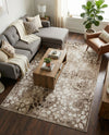 Riviera Elegance Collection Area Rug -  Vence Rectangle Brown  lifestyle 7