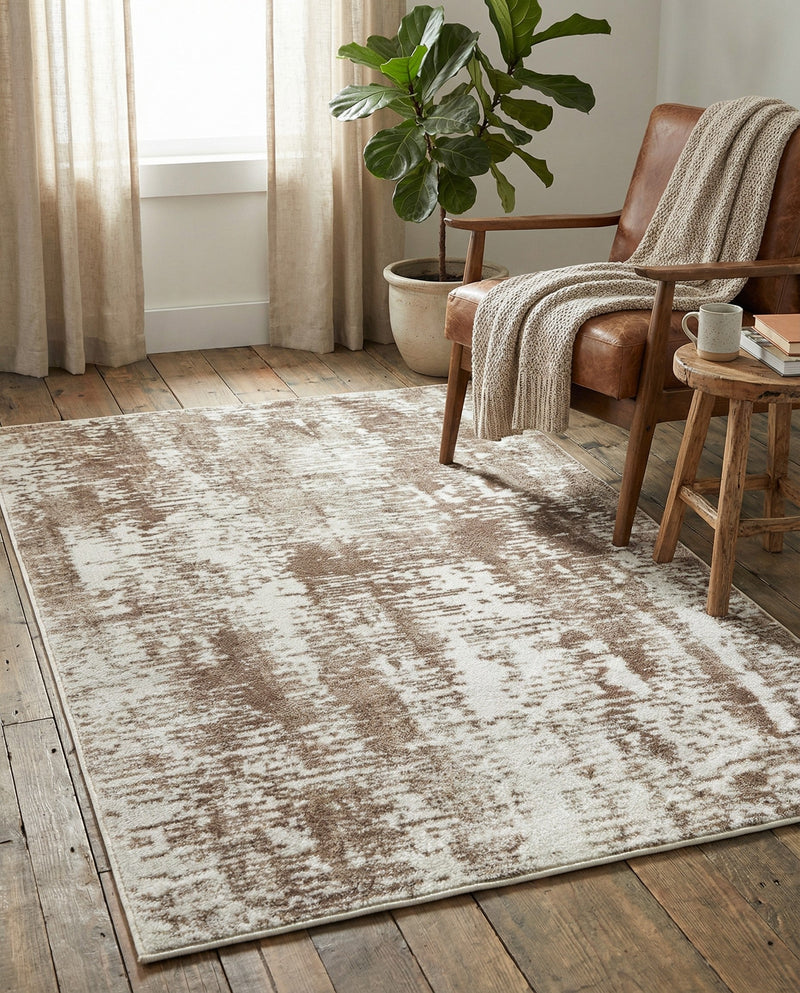 Coastal Haven Collection Area Rug -  Pelican Rectangle Ivory  lifestyle 24