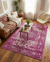 Georgetown Rugs Collection Area Rug - Dupont (Purple) Rectangle Purple  lifestyle 12
