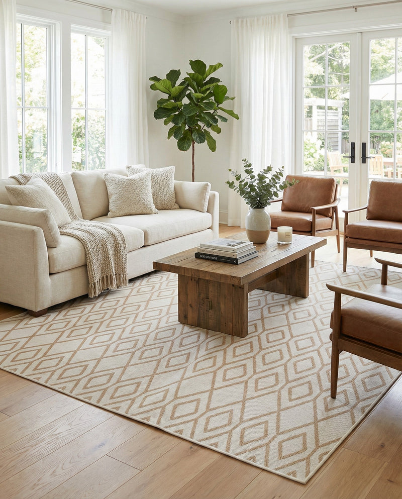 Urban Oasis Rugs Collection Area Rug -  Boulevard (Beige) Rectangle Beige  lifestyle 8