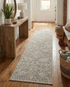 Seville Stripes Collection Area Rug -  Cordoba (Gray) Runner Gray  lifestyle 73