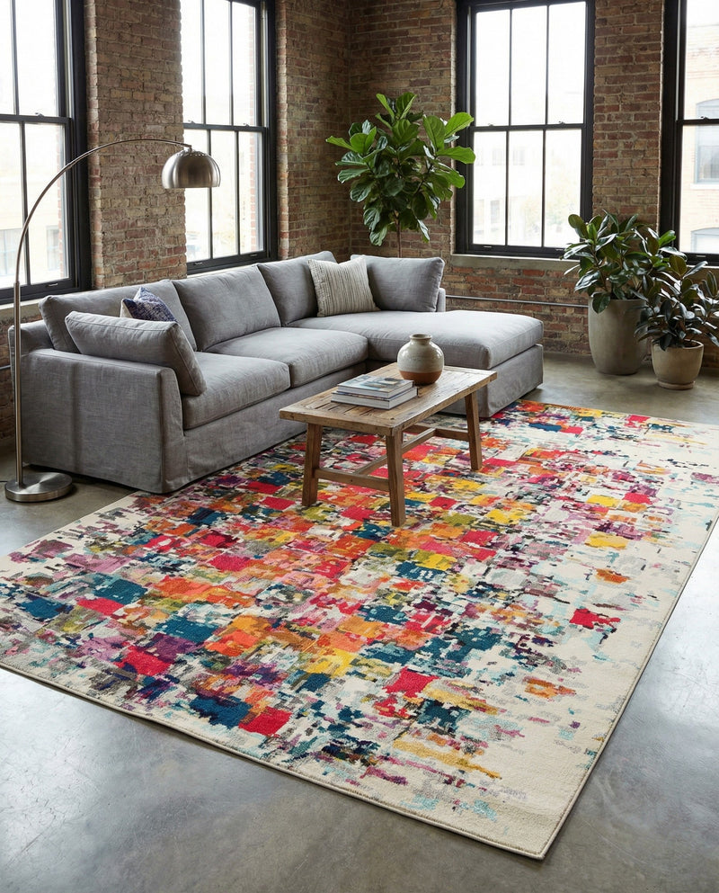 Marrakesh Elegance Collection Area Rug -  Azilal Rectangle Multi  lifestyle 27