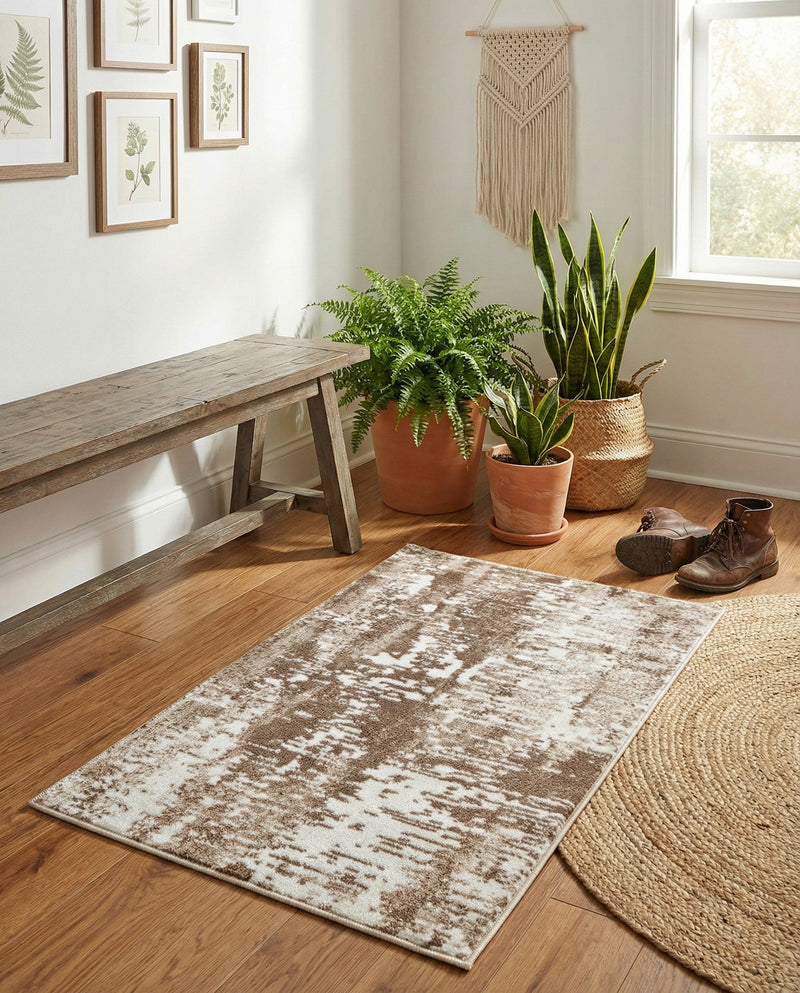 Coastal Haven Collection Area Rug -  Pelican Rectangle Ivory  lifestyle 23