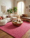 Plush Oasis Collection Area Rug - Serenity (Taffy Pink) Rectangle Taffy Pink  lifestyle 16