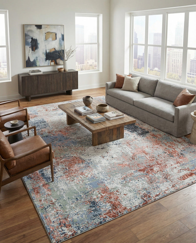 Aegean Elegance Washables Collection Area Rug -  Ithaca Rectangle Multi  lifestyle 5