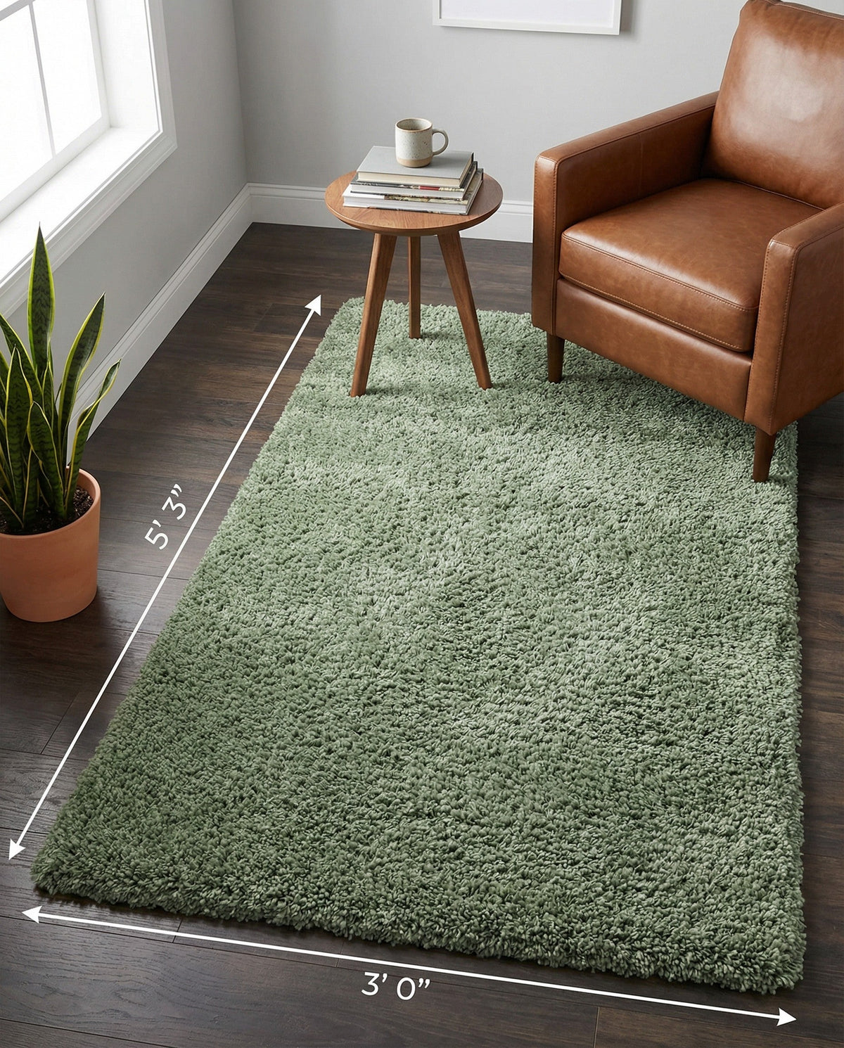 Alpine Plush Collection Area Rug -  Cortina (Sage) Rectangle Sage  lifestyle 19