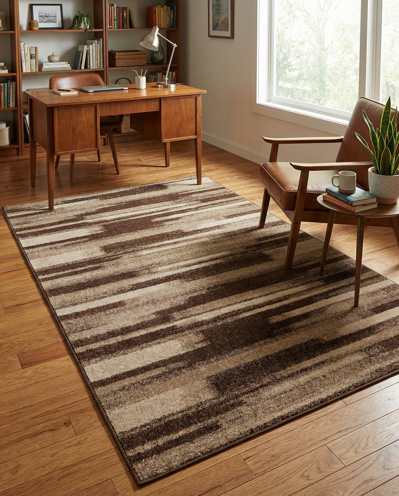Autumn Meadow Collection Area Rug -  Duskridge Rectangle Brown  lifestyle 20