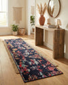 Brighton Terrace Collection Area Rug -  Roedean Runner Navy Blue  lifestyle 45