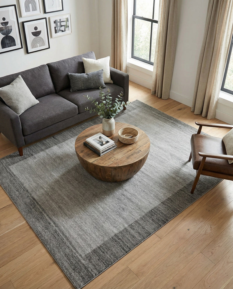 Studio Haven Collection Area Rug -  Conservatory (Light Gray) Rectangle Light Gray  lifestyle 10