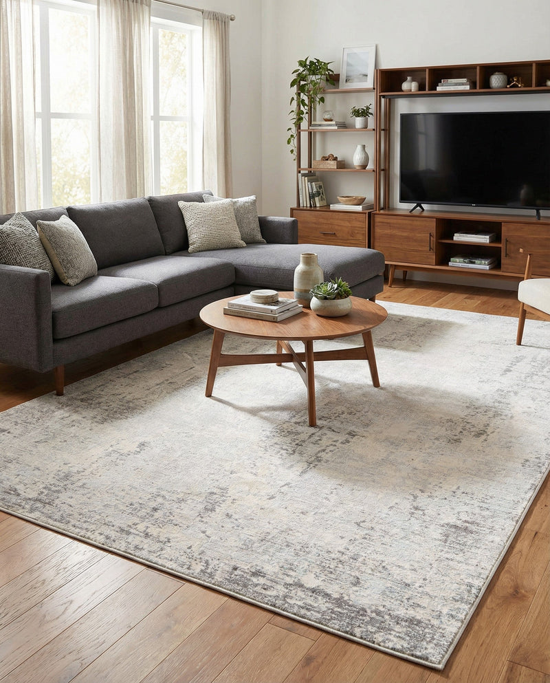 Aegean Elegance Collection Area Rug -  Ithaca Rectangle Gray  lifestyle 9