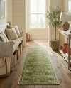 Dover Terrace Collection Area Rug -  Lagoon (Green) Runner Green  lifestyle 52