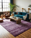 Studio Haven Collection Area Rug -  Gallery (Violet) Rectangle Violet  lifestyle 38