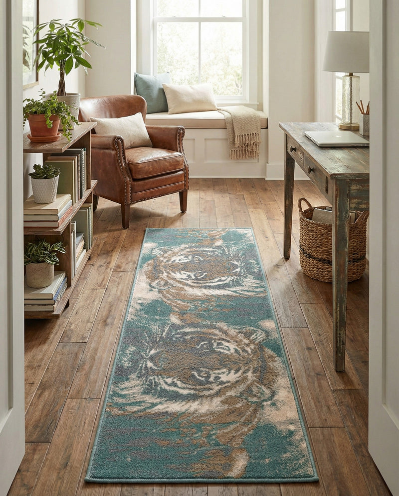 Savannah Sojourn Collection Area Rug -  Okavango Runner Multi  lifestyle 56