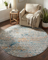 Dresden Elegance Collection Area Rug -  Freiberg Round Multi  lifestyle 69