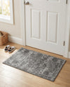 Dover Terrace Collection Area Rug -  Lagoon (Dark Gray) Rectangle Dark Gray  lifestyle 9