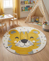 Wonder Tykes Collection Area Rug -  Rainbow Round Ivory  lifestyle 41