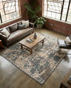 Gobi Sands Collection Area Rug - Dunhuang Square Gray  lifestyle 49