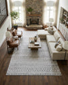 Marrakech Lattice Collection Area Rug - Medina (Light Gray) Rectangle Light Gray  lifestyle 4
