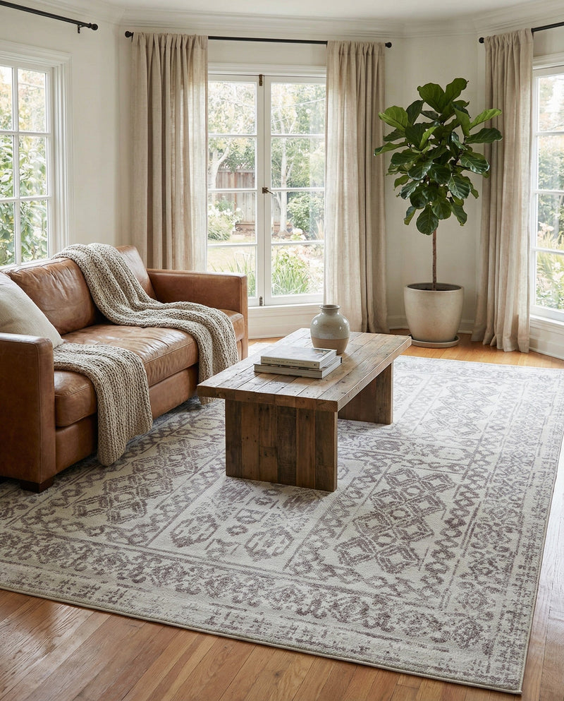 Cambridge Classics Collection Area Rug - Trinity (Cream) Rectangle Cream  lifestyle 11