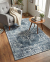 Cambridge Classics Collection Area Rug -  Magdalene (Blue) Rectangle Blue  lifestyle 19
