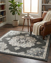 Beverly Grove Collection Area Rug - Melrose (Charcoal) Square Charcoal  lifestyle 74